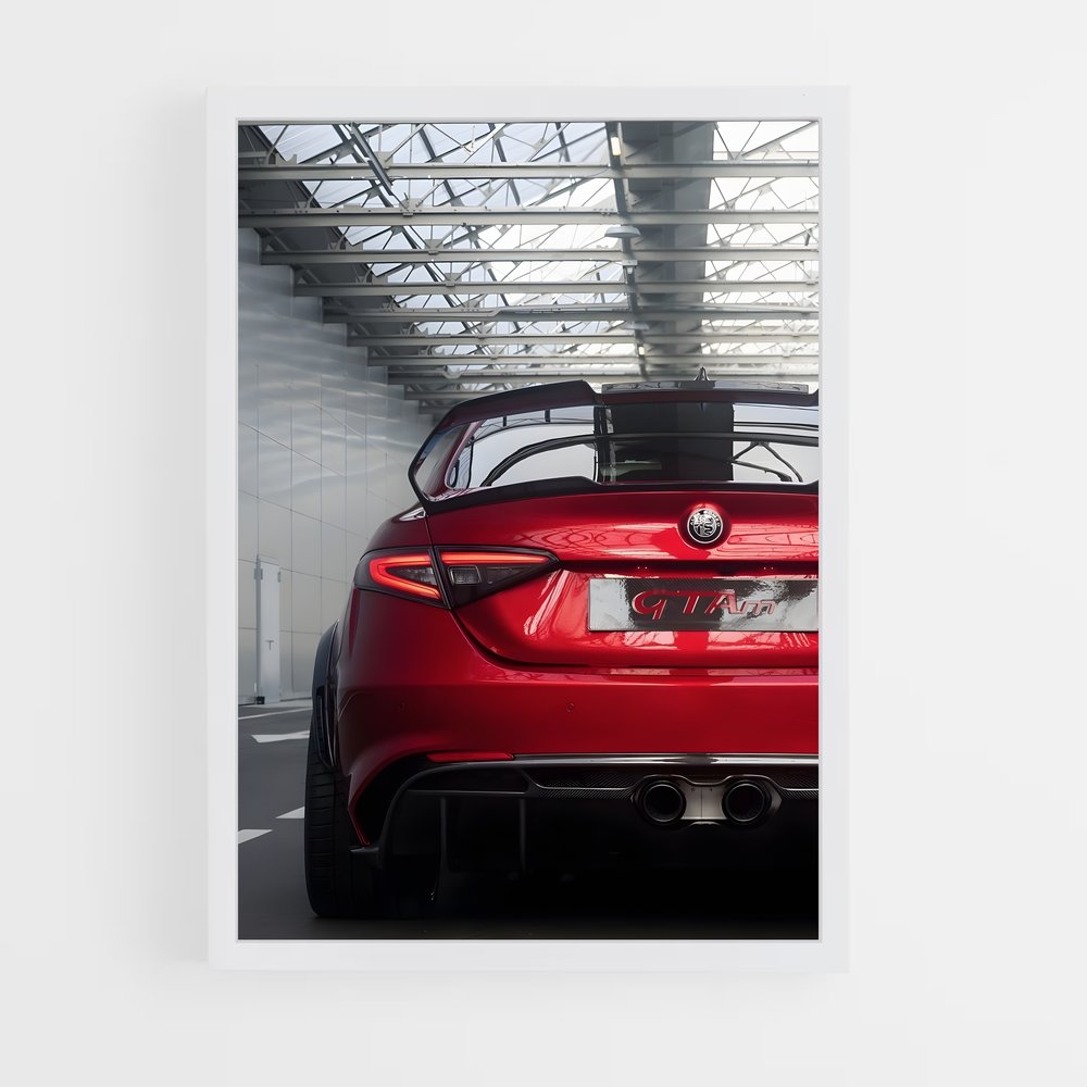 Poster Roadster Évasion – affiche Alfa Romeo (vue 3)